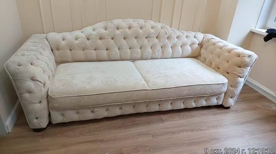 Замена обивки дивана на дому. Троицк